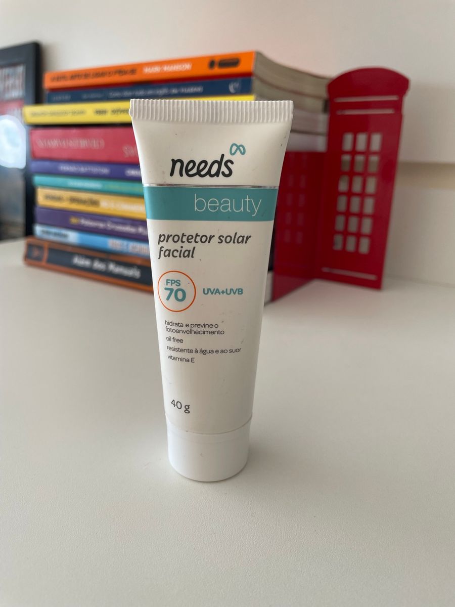 Needs Beauty Protetor Solar Facial Fps 70 40g | Cosmético Feminino ...
