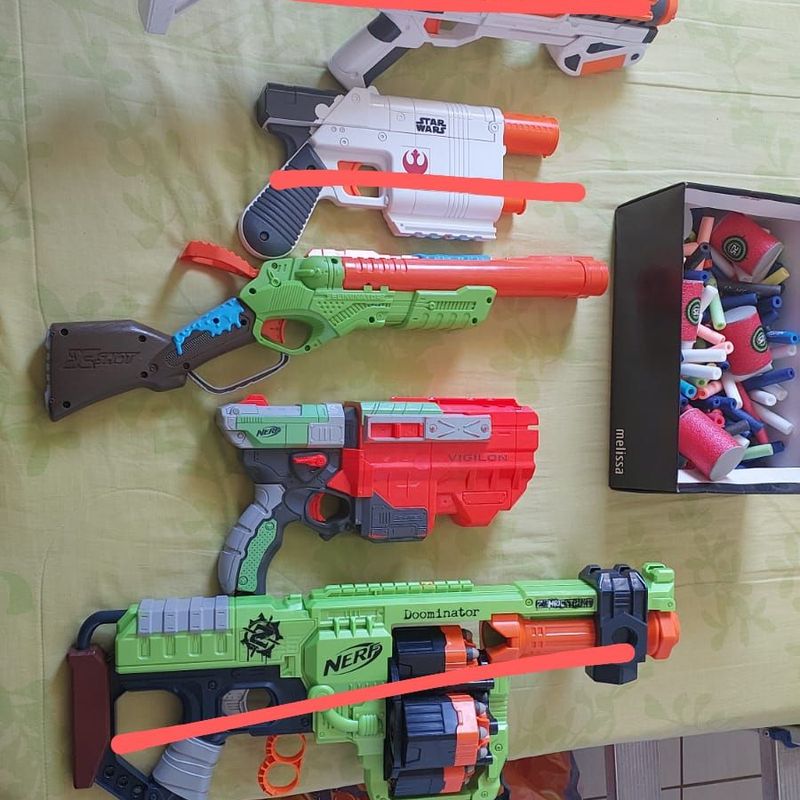 Conjunto de Armas Nerf | Brinquedo Nerf Usado 67857213 | enjoei