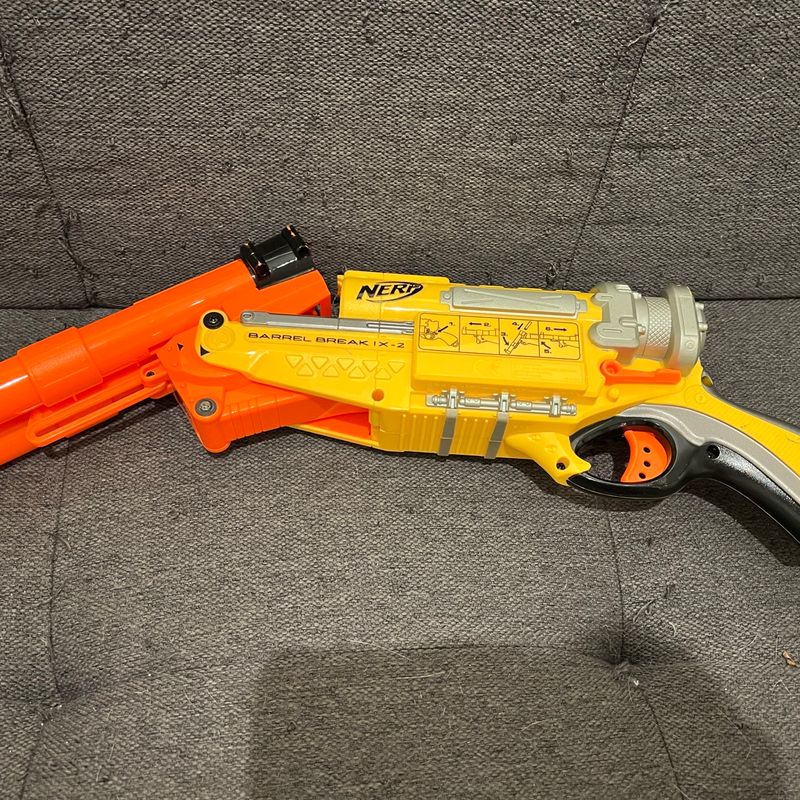 Nerf Barrel Break Ix-2 + Munição | Nerf Usado 118243504 | enjoei