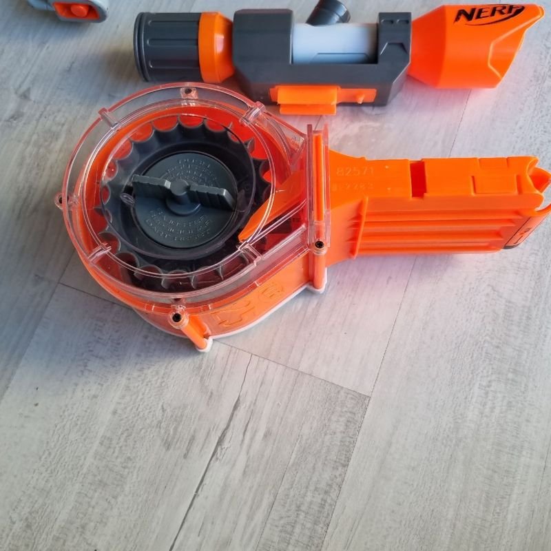 Nerf + Carregador + Mira, Brinquedo Nerf Usado 85113179