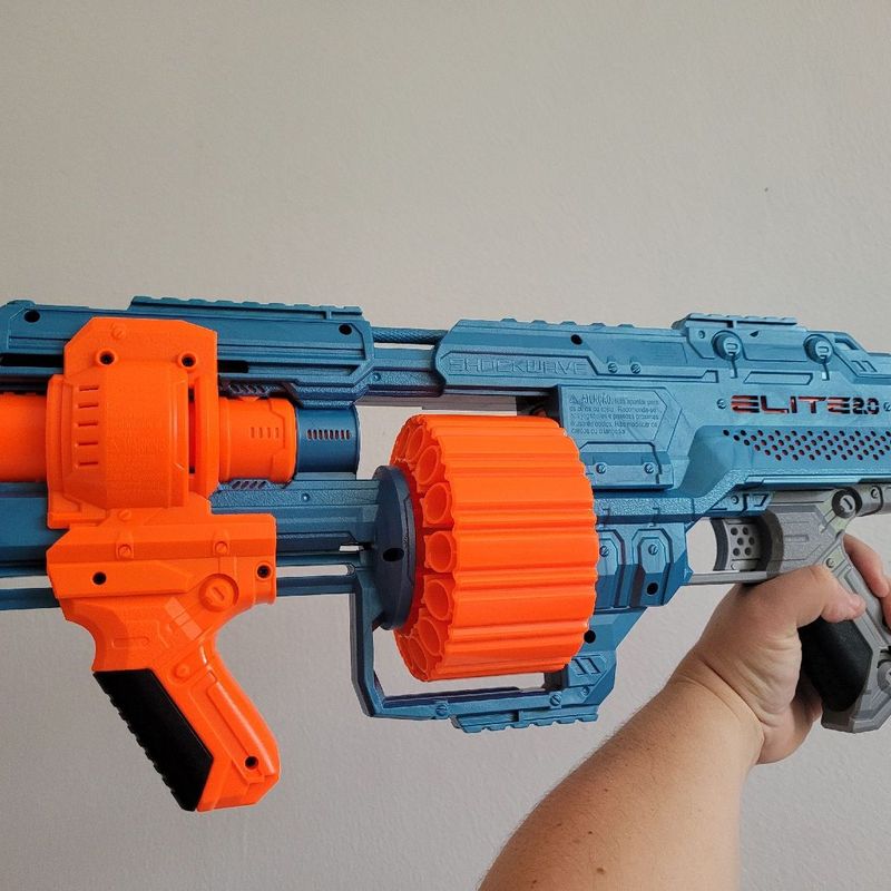 Pistola Nerf Elite Shockwave RD-15 