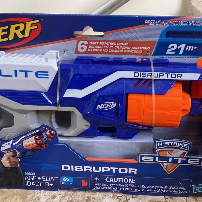 Lança Dardo Nerf Elite Jolt Nerf Azul