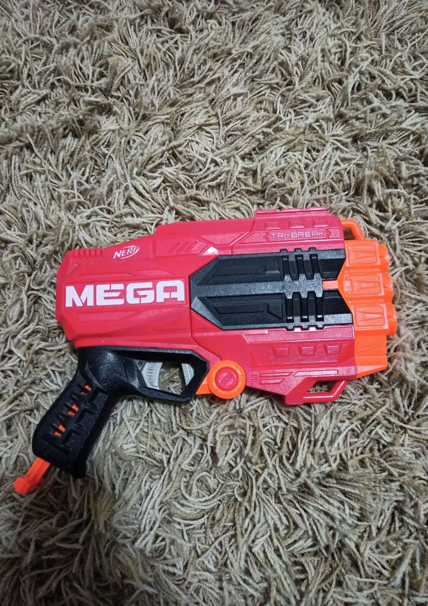 Lançador De Dardos Nerf N-strike Mega Tri-break - Hasbro