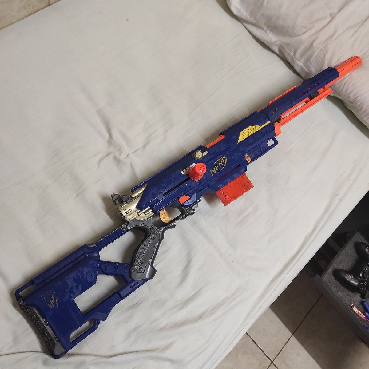 Nerf Long Strike Cs-6 | Nerf Usado 110977225 | enjoei
