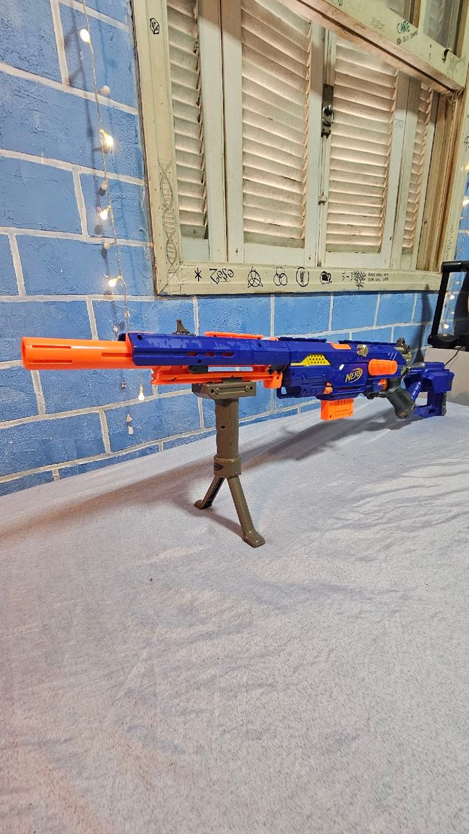 Nerf N Longstrike Cs-6 | Sniper Rara! | Hasbro Usado 91724469 | enjoei