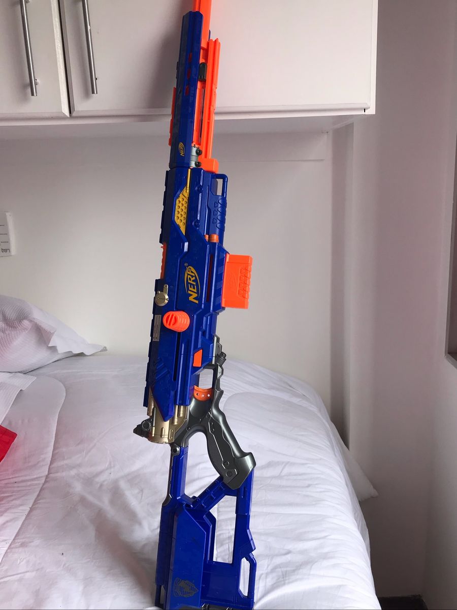 Nerf N Strike Longstrike Cs 6, Brinquedo Hasbro Usado 40947118