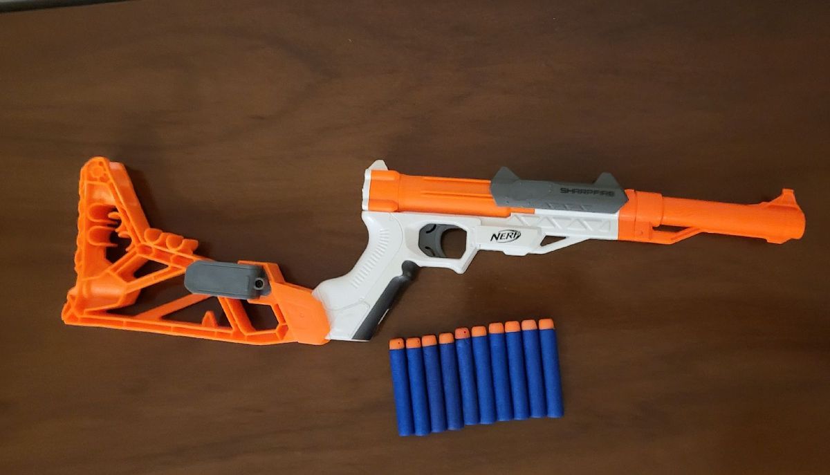Nerf Sharpfire | Brinquedo Hasbro Usado 81429350 | enjoei