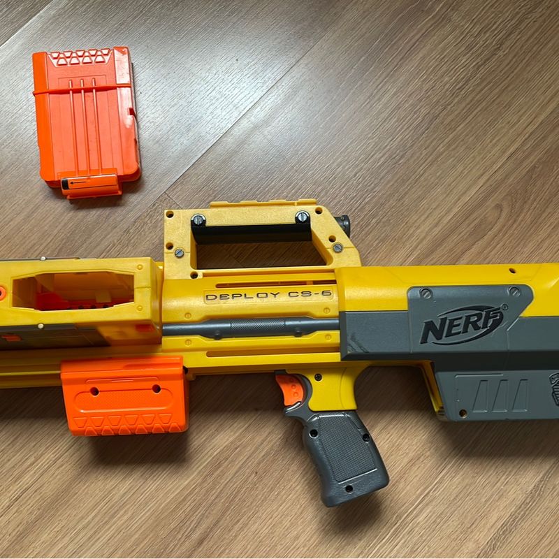 Nerf + Carregador + Mira, Brinquedo Nerf Usado 85113179