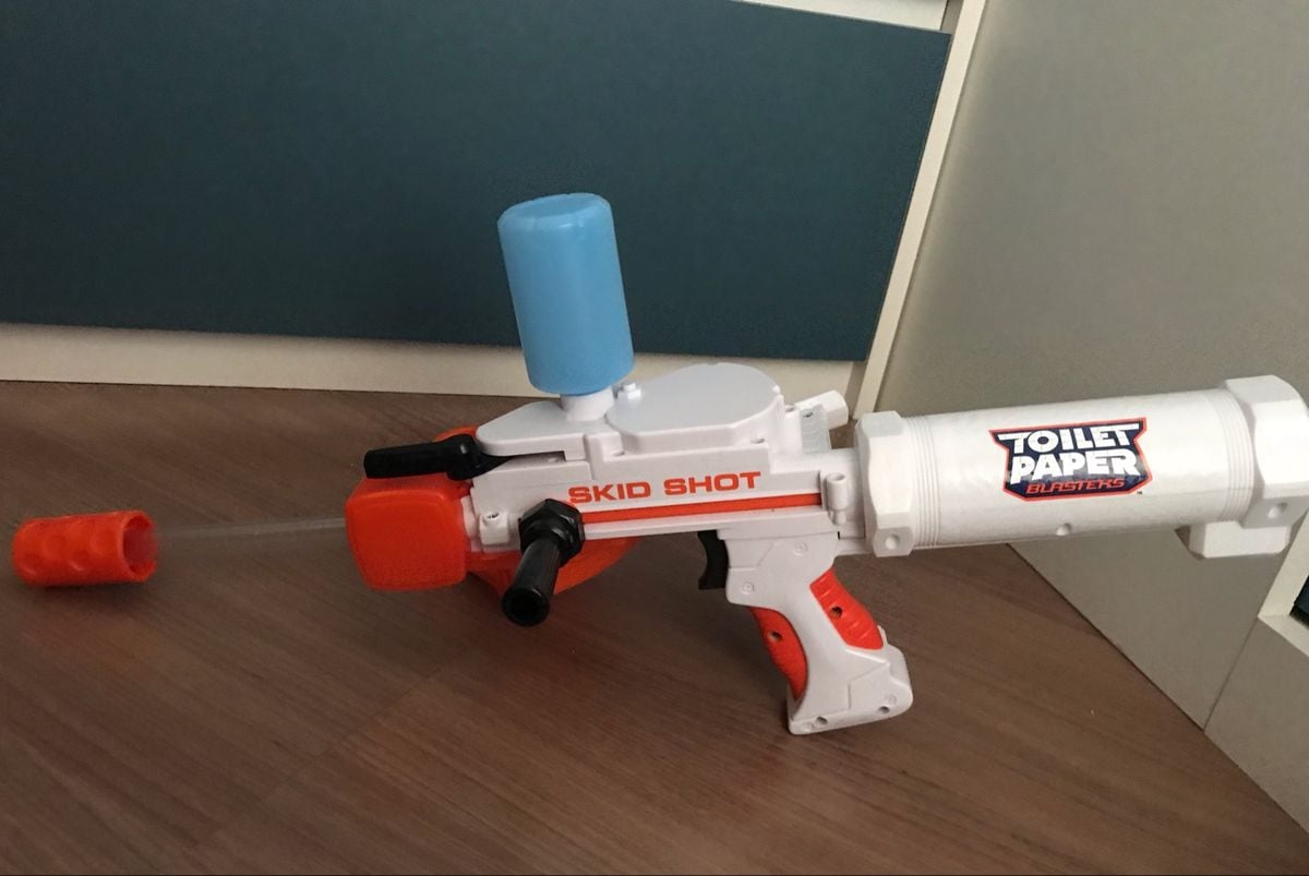 Nerf Toilet Papel Brinquedo Nerf Nunca Usado 59551624 enjoei