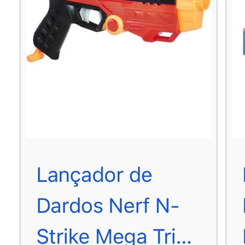 Lançador De Dardos Nerf N-strike Mega Tri-break - Hasbro