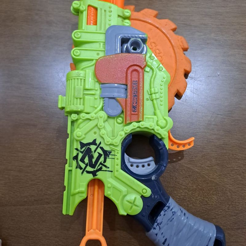 Arma Nerf Mega Vermelha Grande sem Balas | Brinquedo Nerf Usado 49272500 |  enjoei