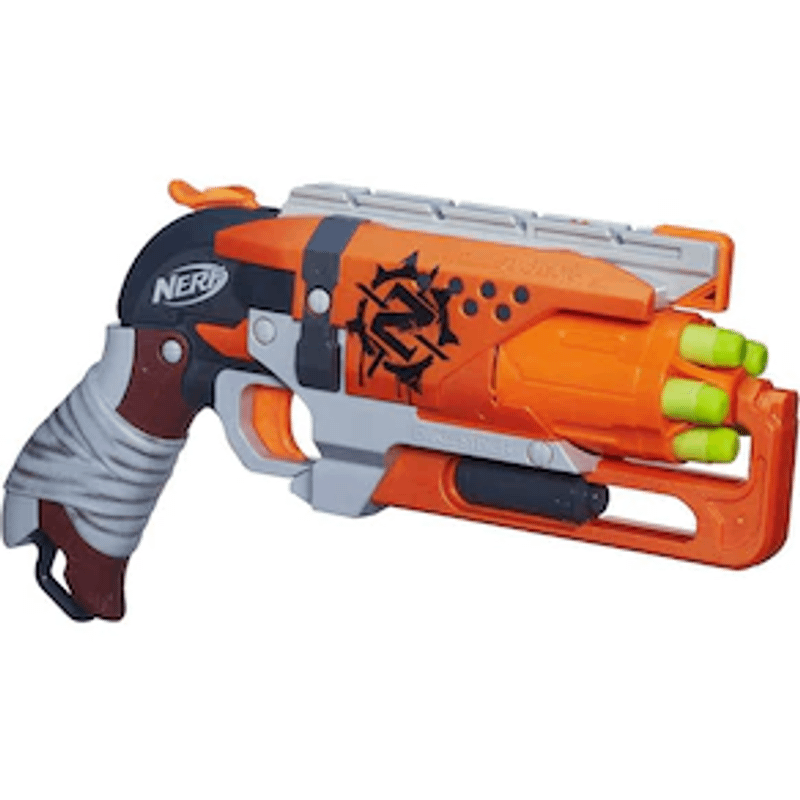 nerf, arma de brinquedo focado no público infantil (não machuca