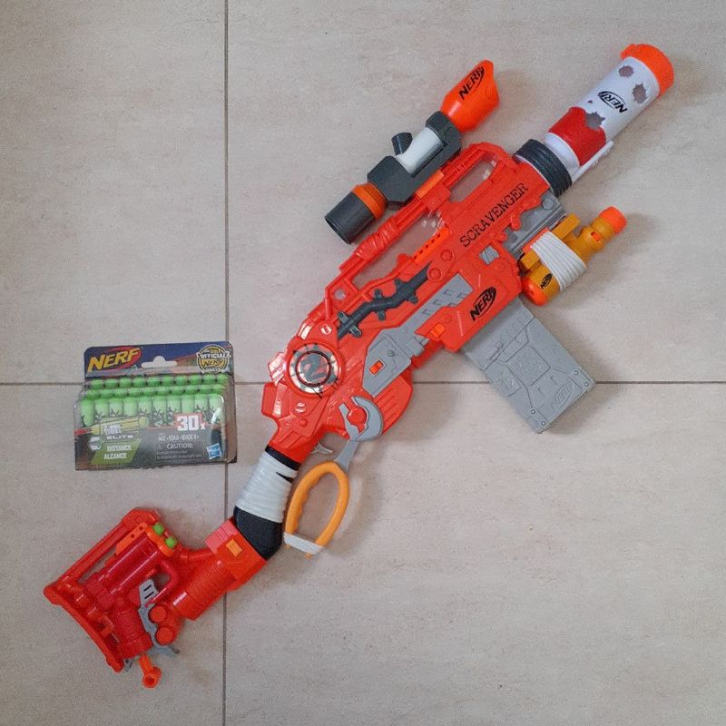 Nerf Zombie Strike Scravenger Nerf Usado 106498184 enjoei