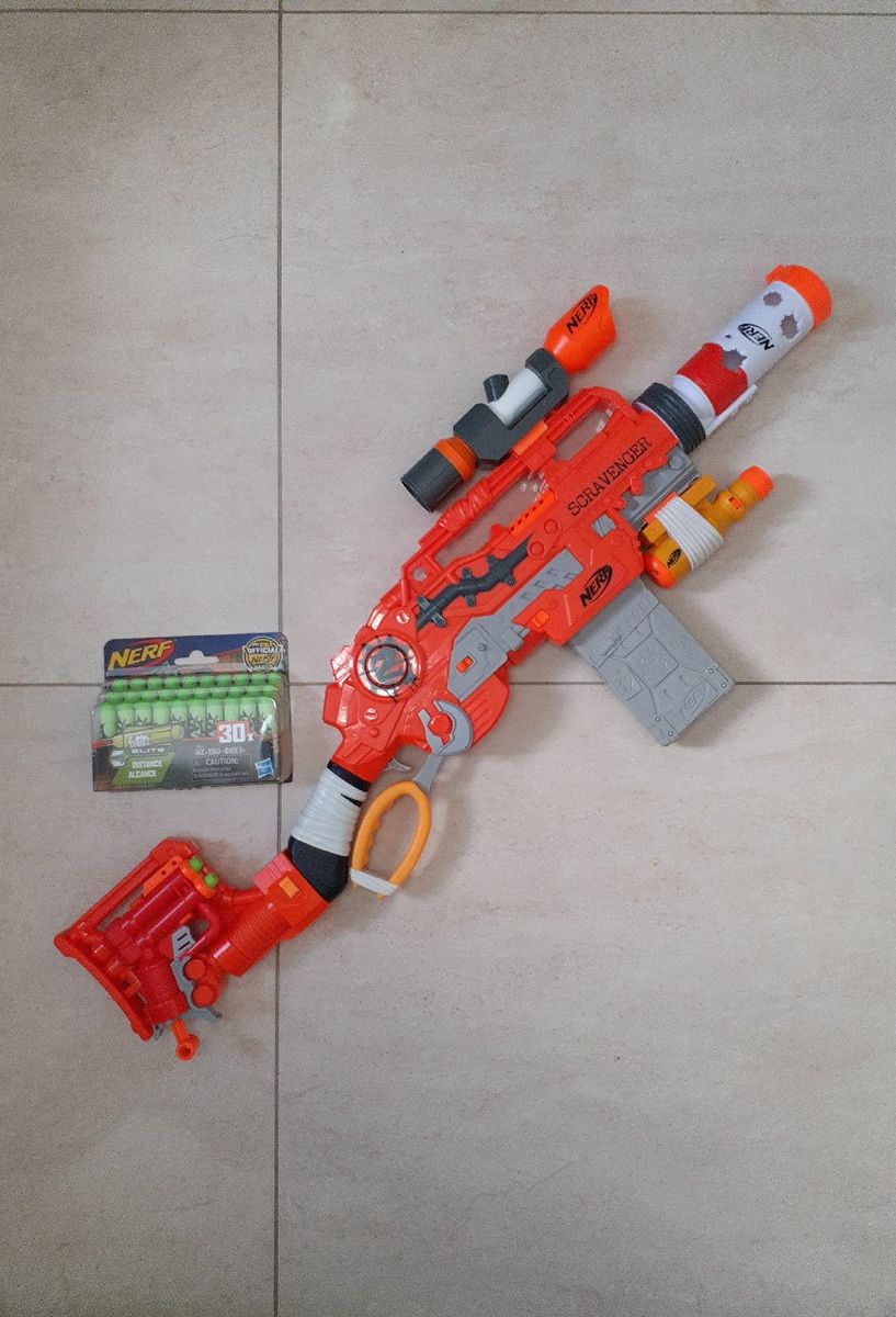 Nerf Zombie Strike Scravenger | Nerf Usado 106498184 | enjoei