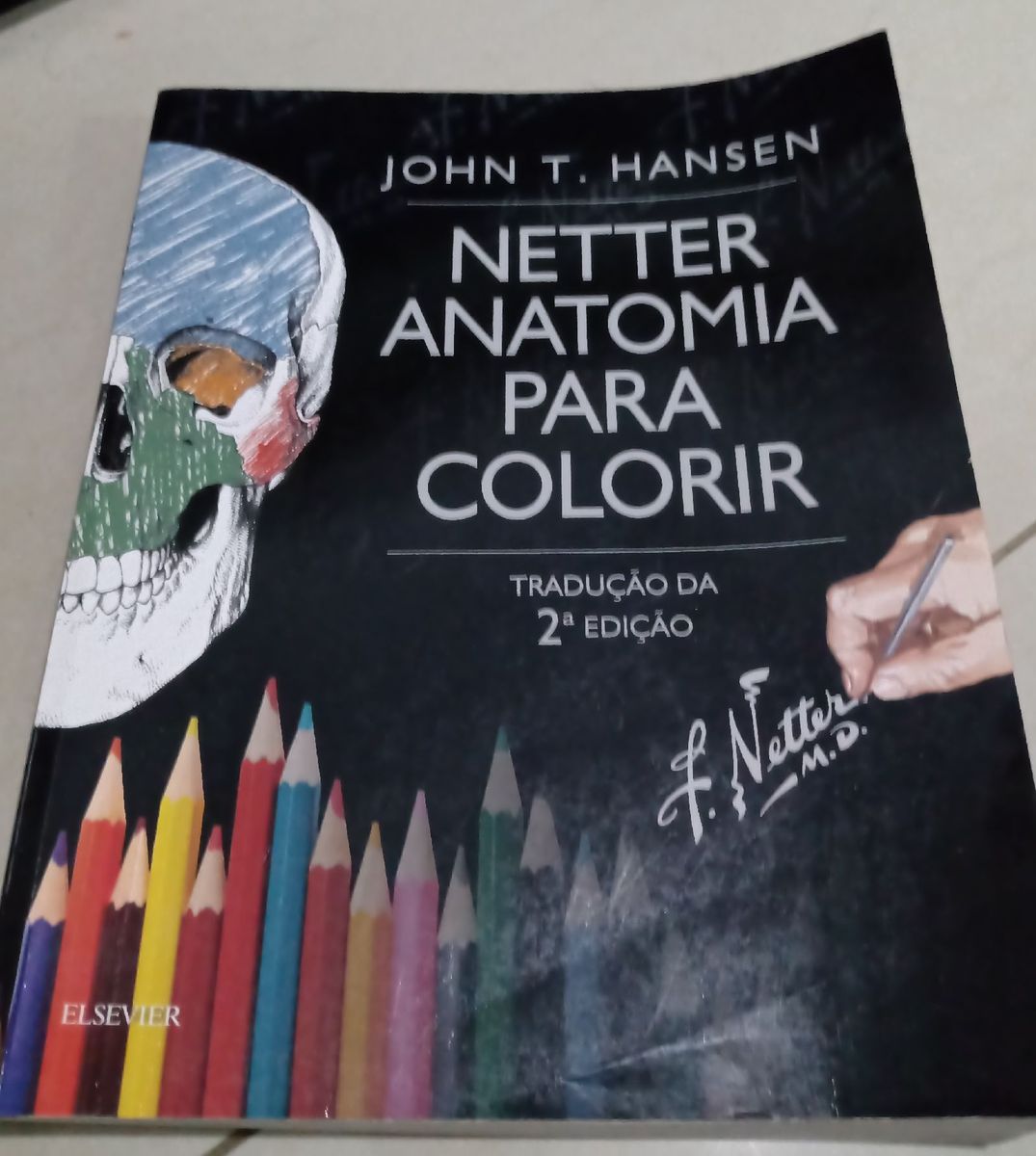 Netter Anatomia Para Colorir 2ed | Livro Elsevier Usado 54909112 | Enjoei