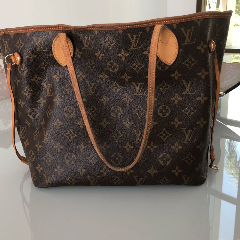 Bolsa Neverfull Monograma Louis Vuitton Original Usada | Bolsa de Ombro  Feminina Louis Vuitton Usado 86641401 | enjoei