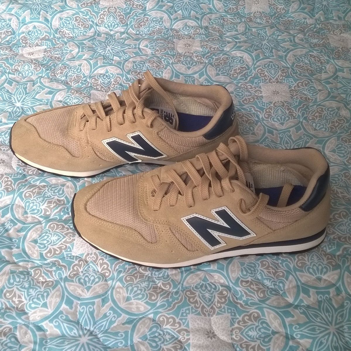 tênis new balance 373 bege