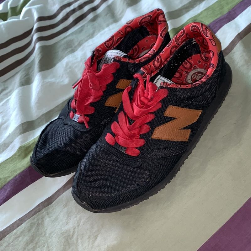 Tenis new balance 420 hot sale couro