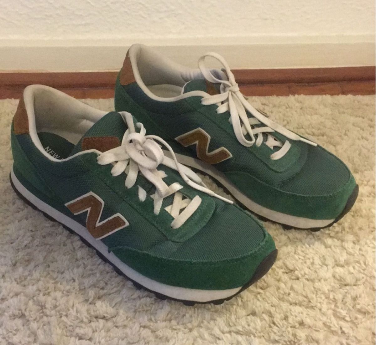new balance 501 marrom