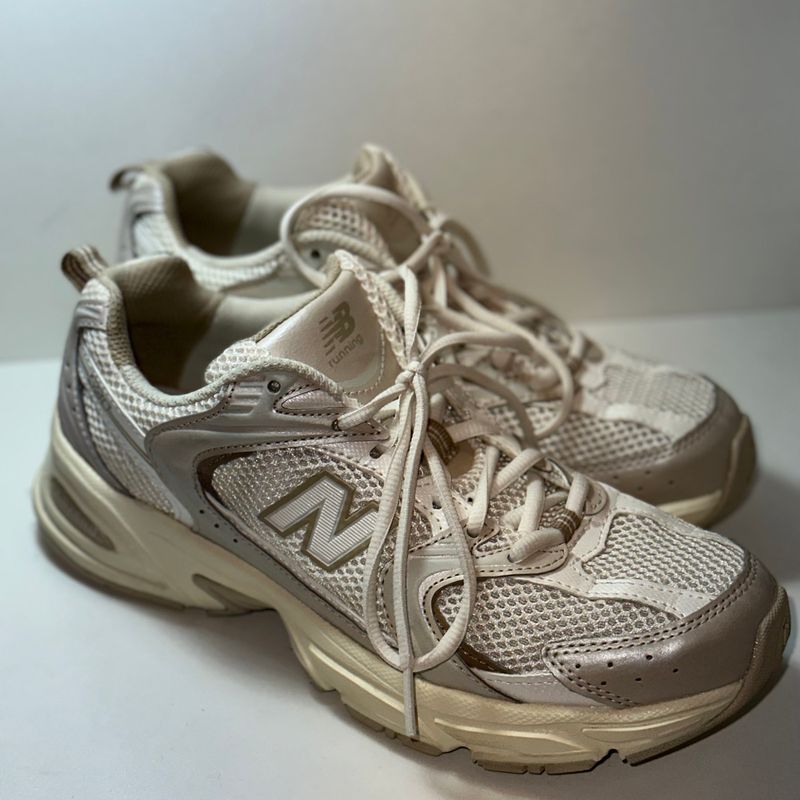 New balance store 530 bege feminino