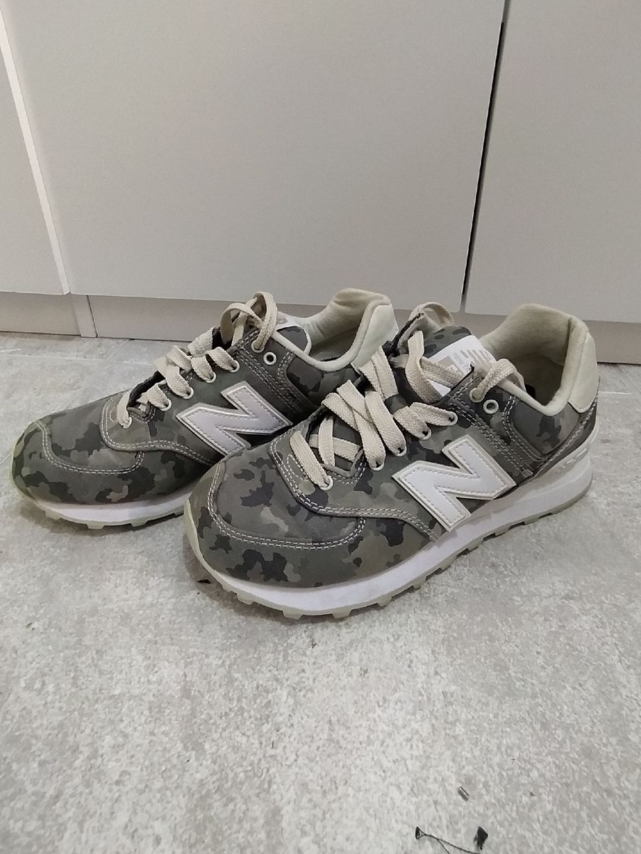 new balance camuflado feminino
