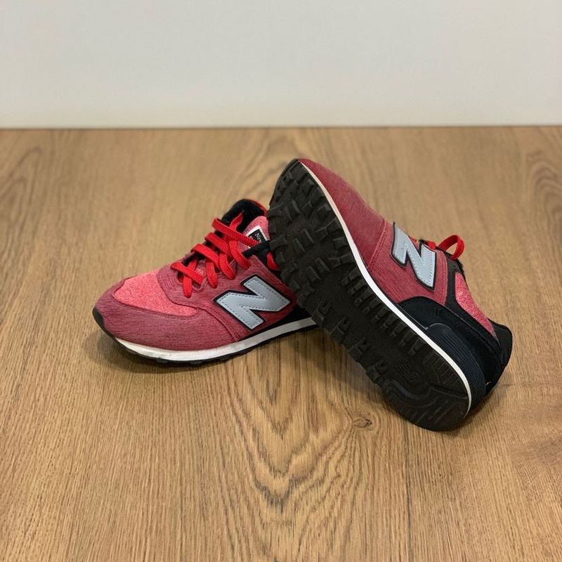 New balance hot sale 574 vermelho