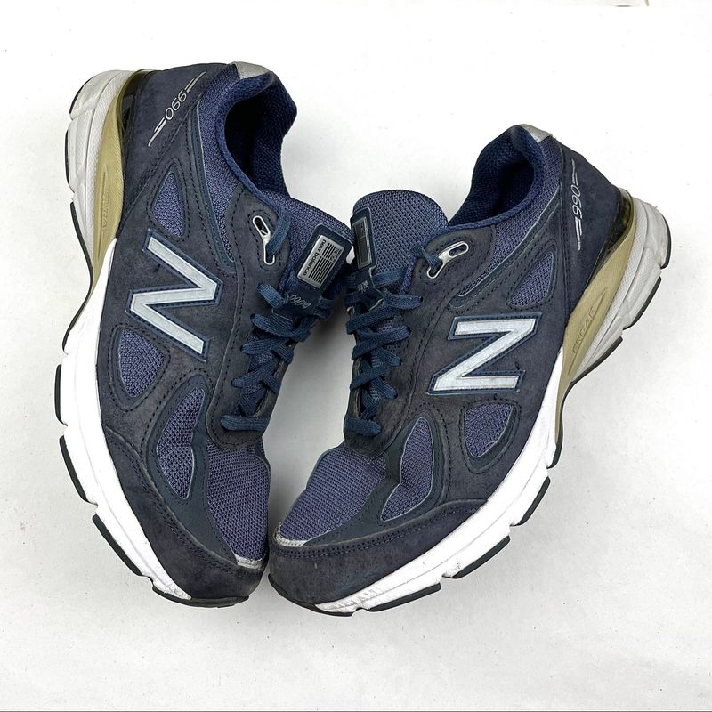 New balance 990 feminino hot sale azul