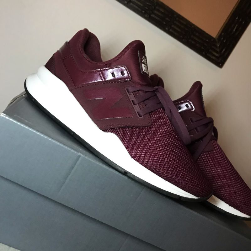 New balance bordo outlet feminino