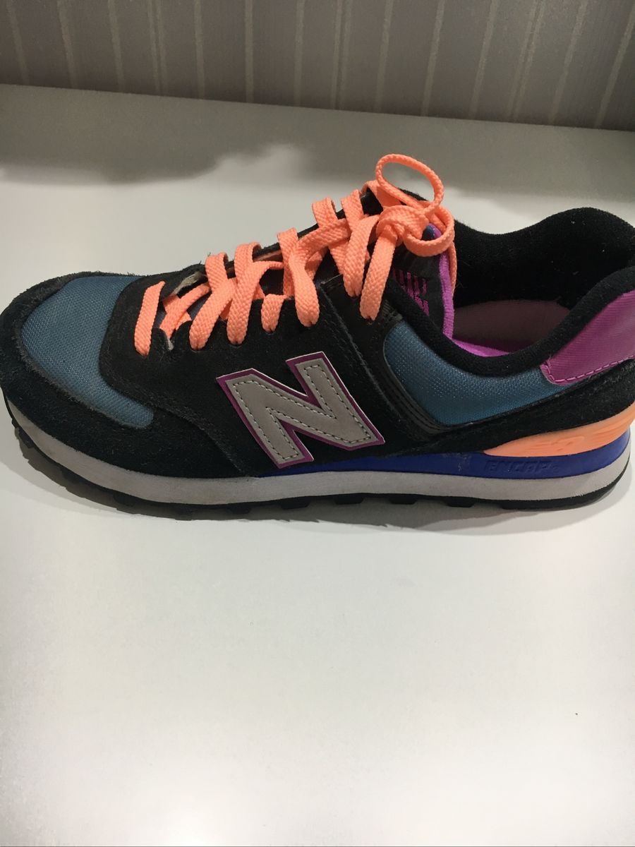 New Balance Colorido | Tênis Feminino New Balance Usado 32428035 | enjoei