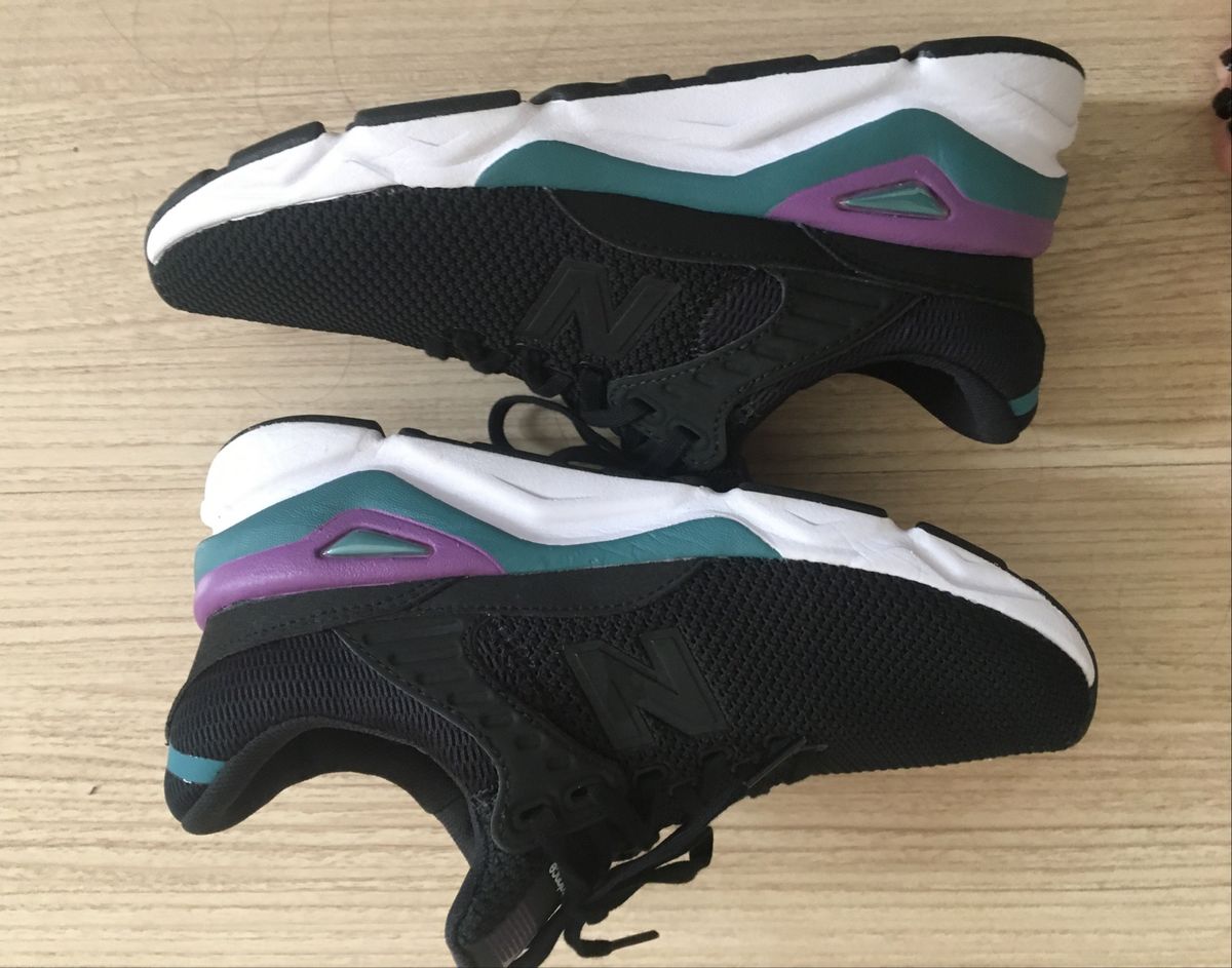 new balance preto e roxo