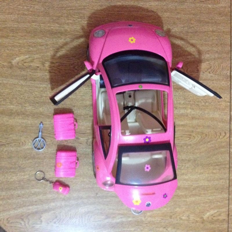 Barbie car with opening 2024 boot
