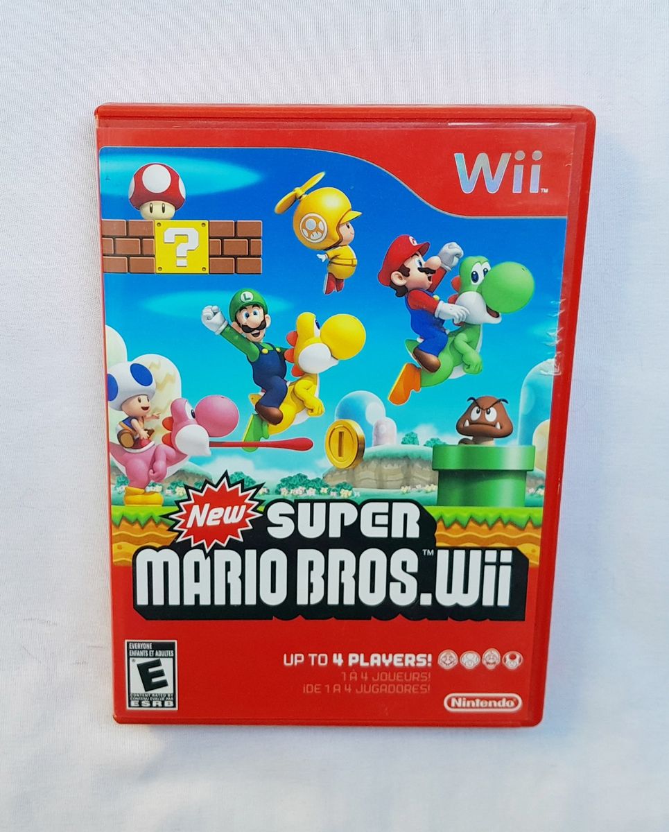 New Super Mario Bros Nintendo Wii Jogo de Videogame Nintendo Usado 77530305 enjoei