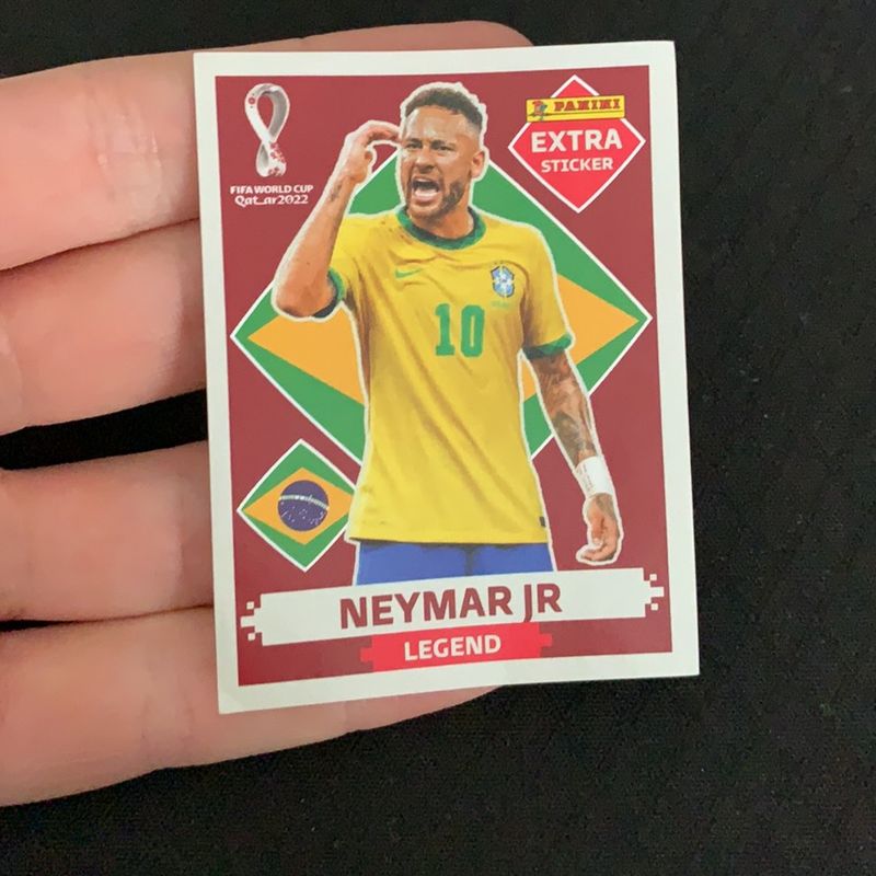 Neymar Jr - Figurinha Extra Bordô