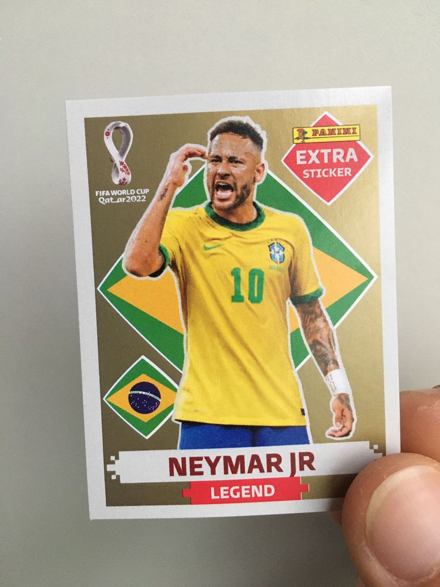 Figurinha Extra Neymar Jr Gold Legend Copa do Mundo 2022 | Item p/ Esporte  e Outdoor Panini Nunca Usado 76433776 | enjoei