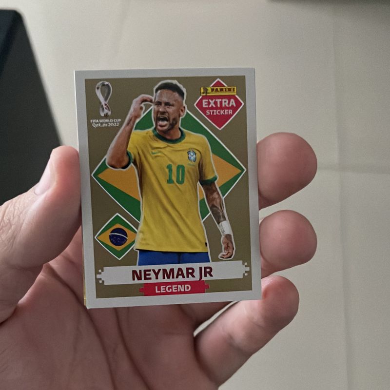 Figurinha Original Panini Neymar Jr Legend Gold | Item p/ Esporte e Outdoor  Panini Nunca Usado 79469315 | enjoei