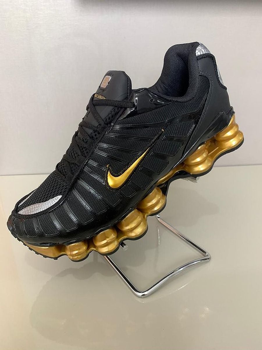 Nike 12 Molas Preto/dourado | Tênis Masculino Nike Nunca Usado 48407685 ...