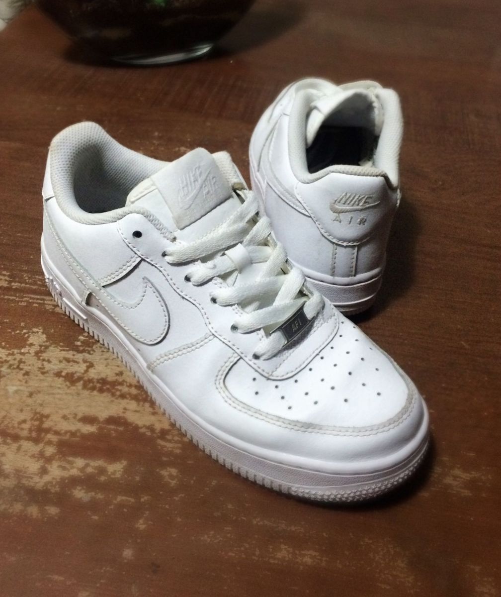 nike branco cano baixo
