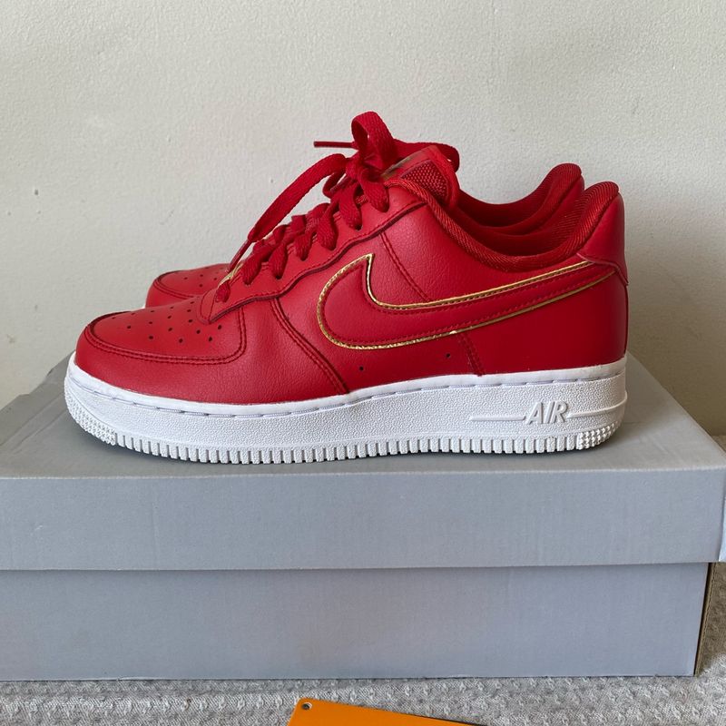 Nike Air Force 1 Feminino Vermelho Tenis Feminino Nike Usado 98830588 enjoei