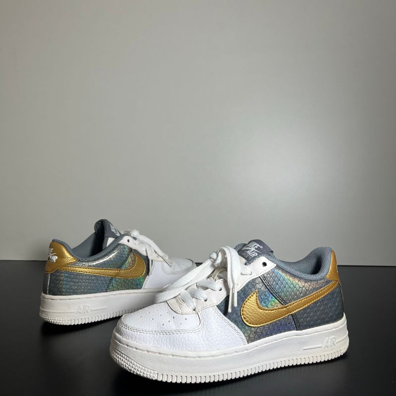 Nike Air Force 1 Low Dragon Scales White Gs Nike Usado 101230537 enjoei