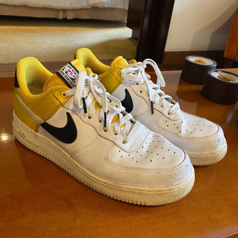 Nike Air Force 1 Low Nba City Edition White Gold Nike Usado 105952117 enjoei