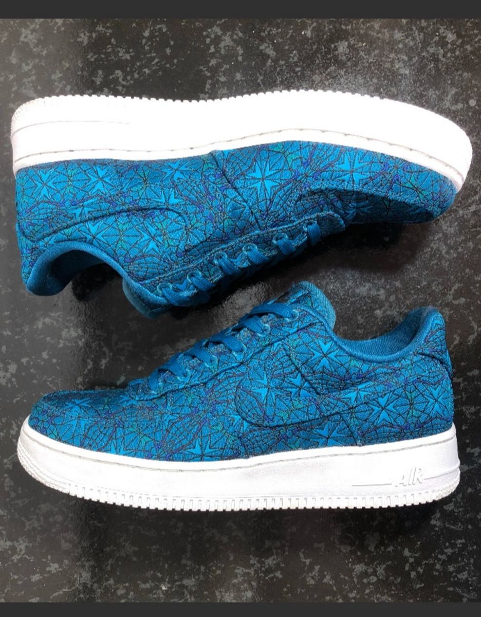 nike air force 1 low stained glass green abyss