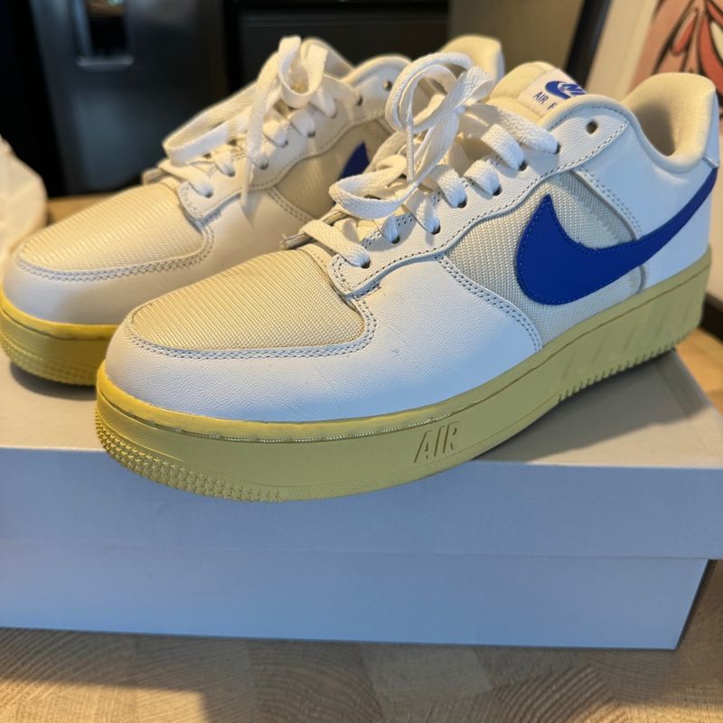 Nike air force 1 white 2024 racer blue