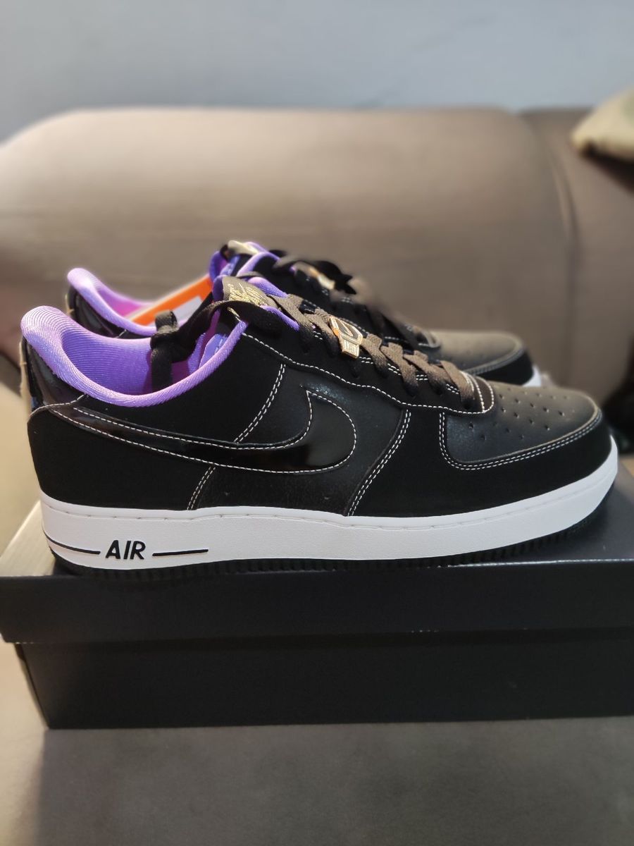 Nike Air Force 1 Low World Champ Black Purple | Tênis Masculino Nike ...