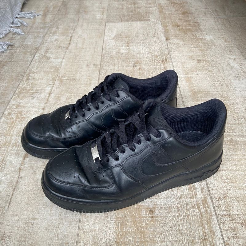 Nike air force preto hot sale masculino