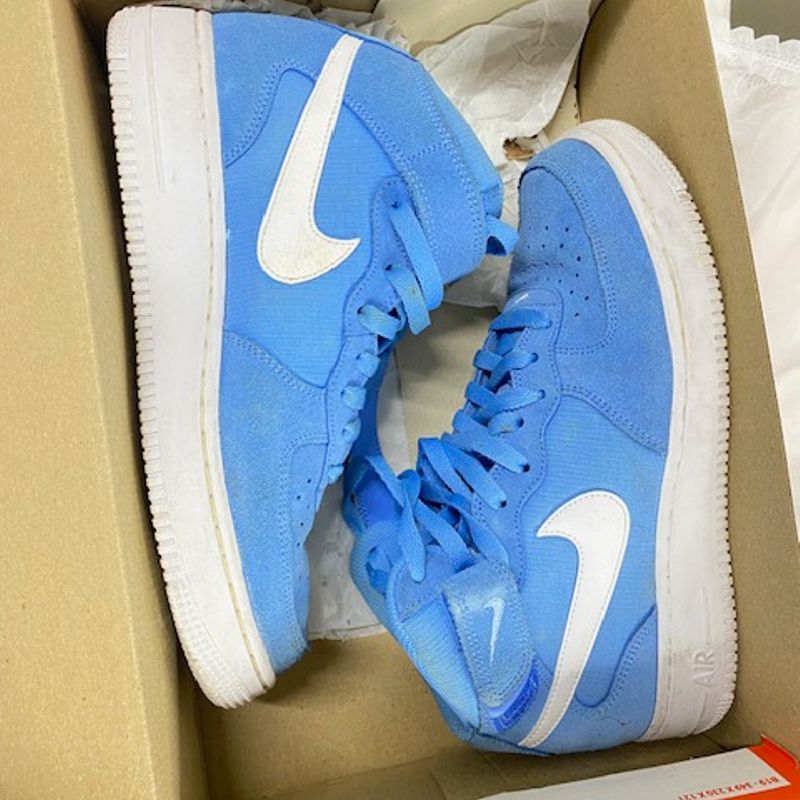 Air force 1 mid sales university blue