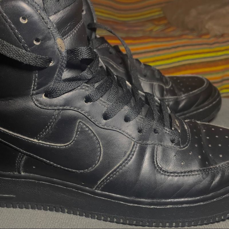 Nike Air Force High Preto Tam Us Original Ótimo Estado