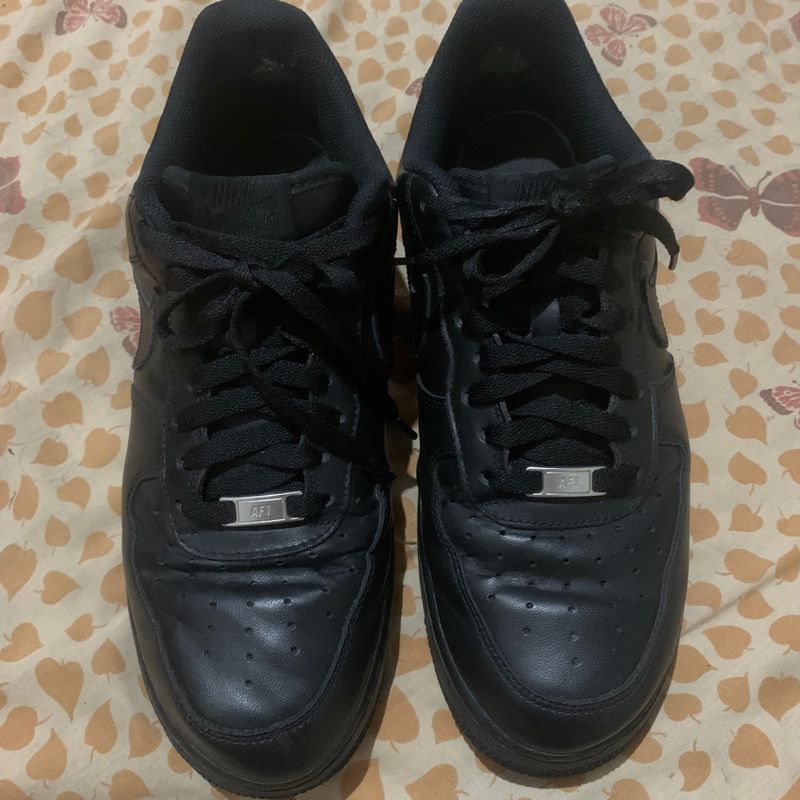 Creased black hot sale af1