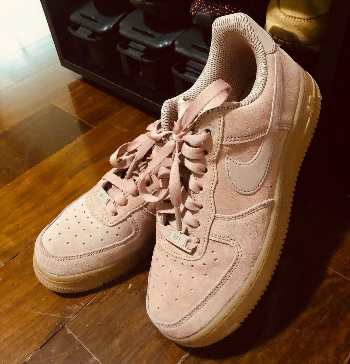 air force rosa camurça