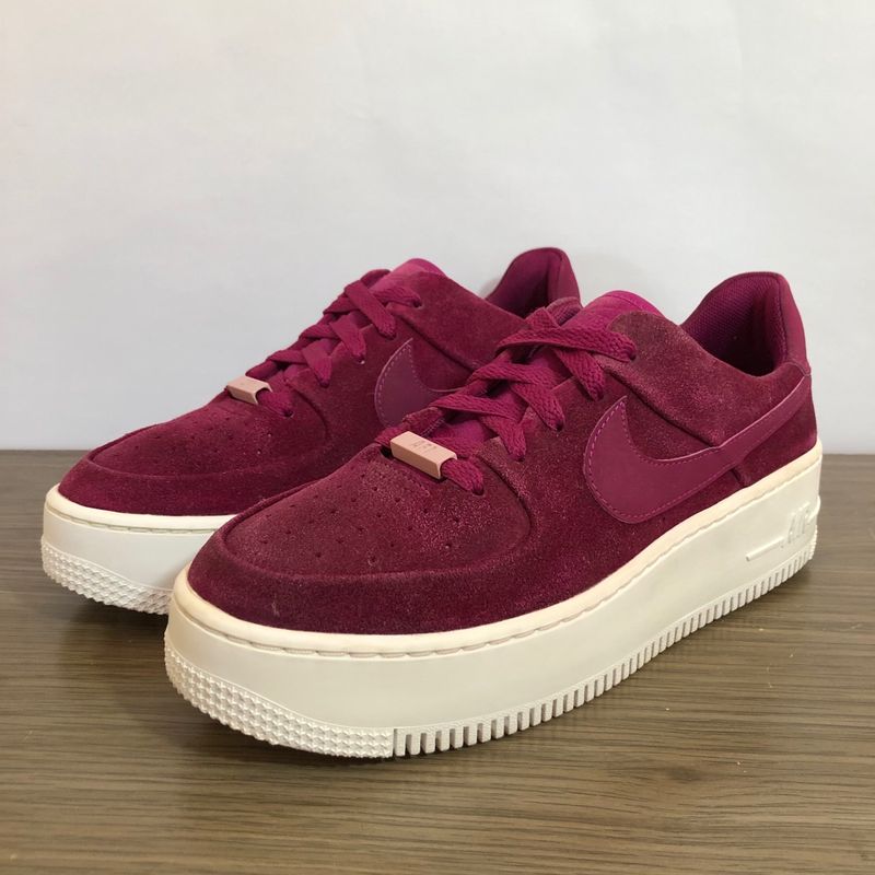 Nike air force 1 store sage low sneakers in berry