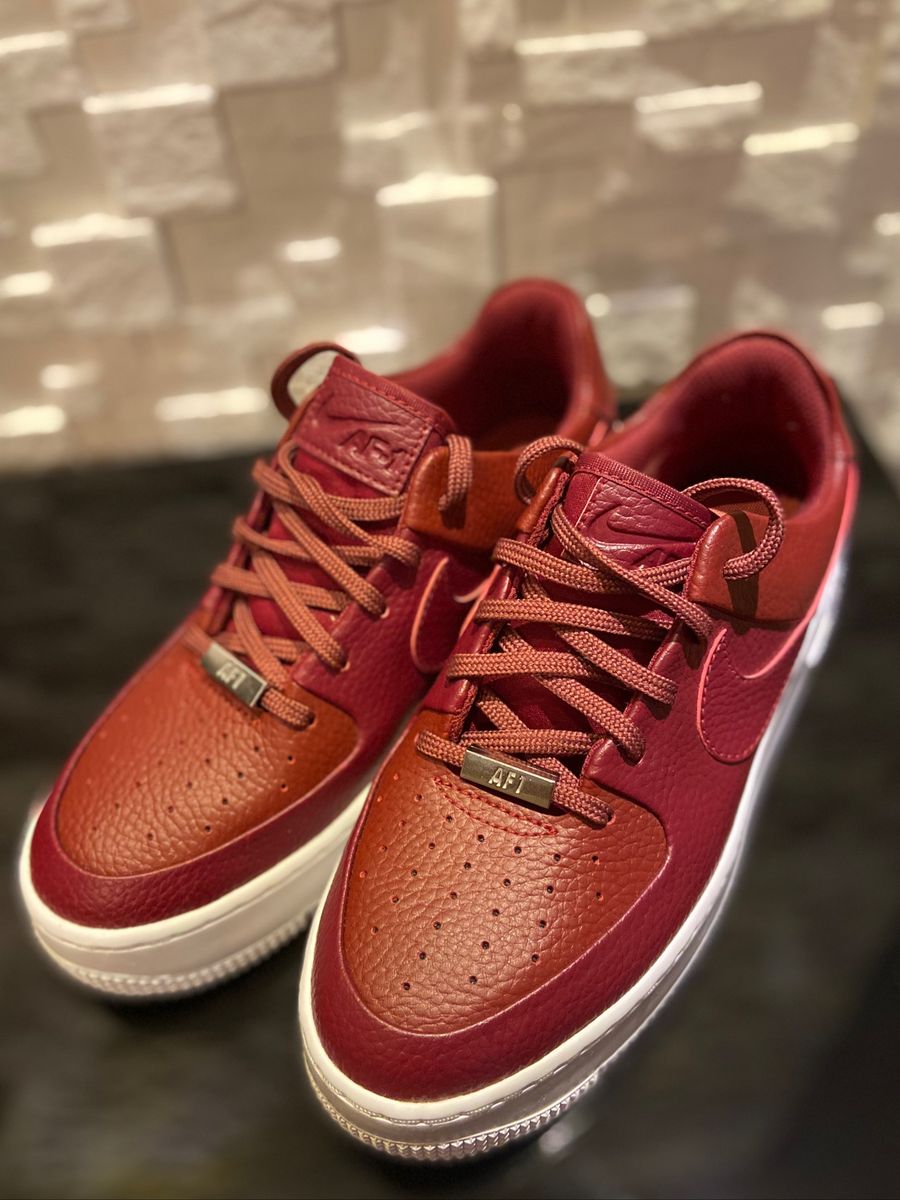 tenis feminino nike air force vermelho